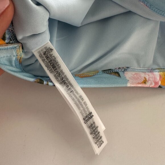 Victoria’s Secret Blue Lemon Ruffle One Shoulder Swim Top and Bottom Bikini CHEE - Picture 13 of 16